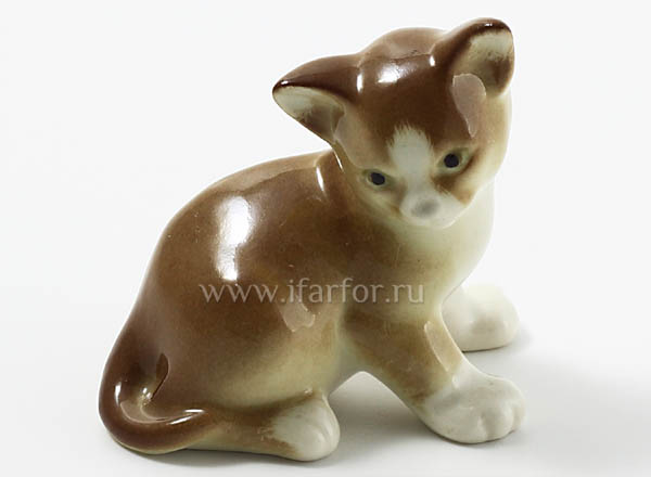 Sculpture Kitten Paramosha Brown