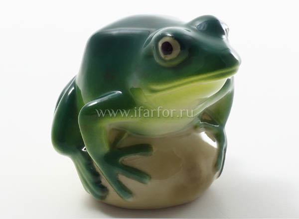 Sculpture Frog pond Turquoise