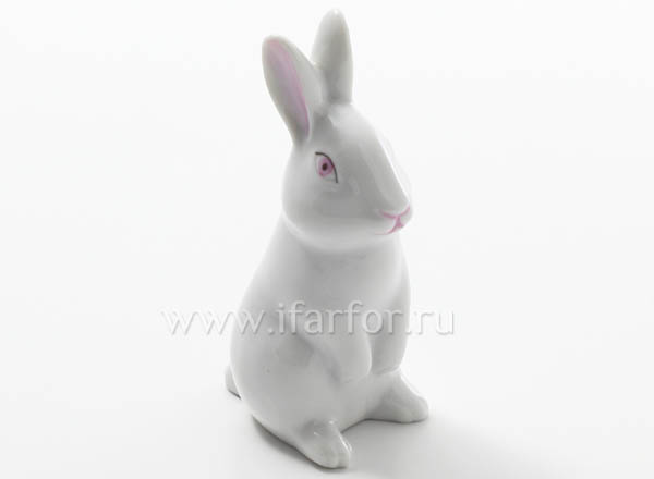 Sculpture Rabbit Khvostik Albino