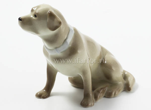 Sculpture Labrador Straw-coloured