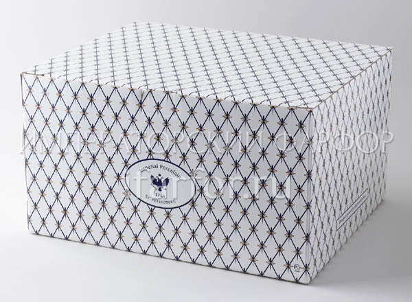 Gift wrapping Cobalt net Box