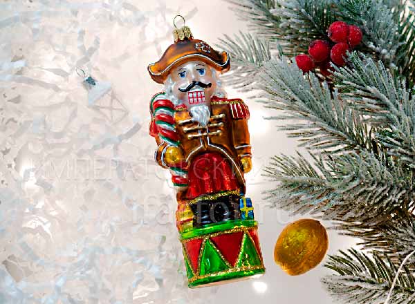 Christmas tree toy Big nutcracker Nutcracker with candy