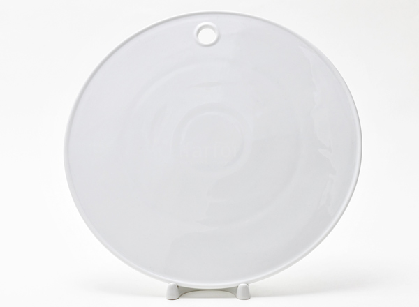Dish/ platter for cheese White Classic
