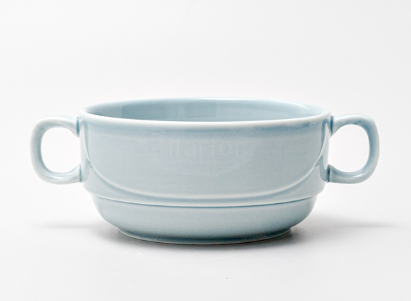 Cup for broth Watercolor (blue) Prince