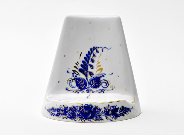 Stand for plates Gzhel gold 