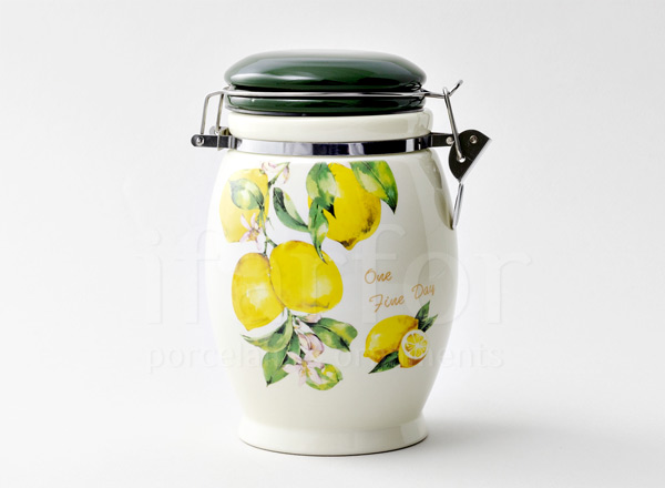 Банка для сыпучих продуктов Лимоны Royal Classics