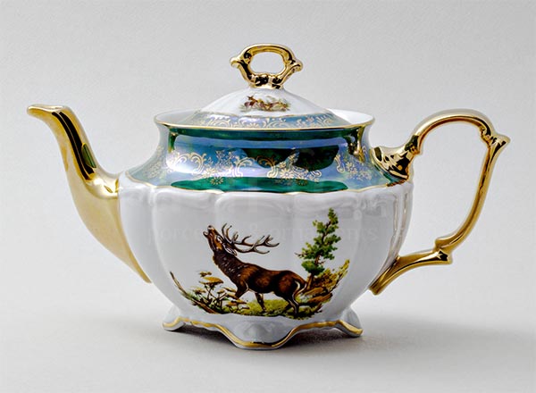 Teapot second grade Hunting Green Maria Teresa