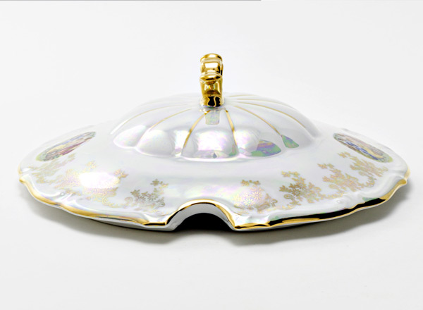 Lid for tureen Madonna Mother of Pearl Maria Teresa