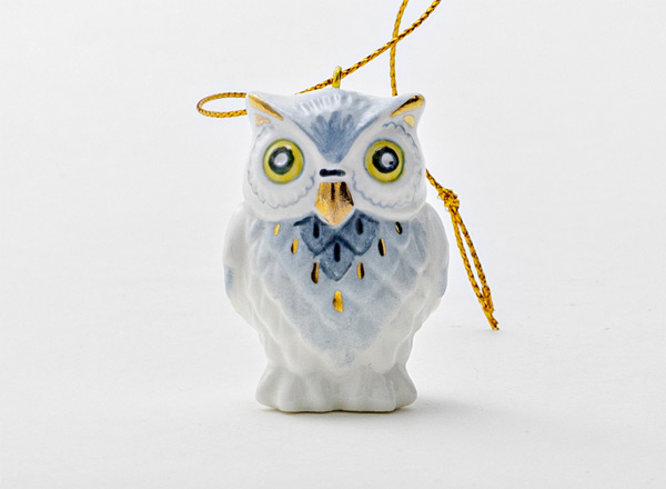 Christmas tree toy Owlet with painting