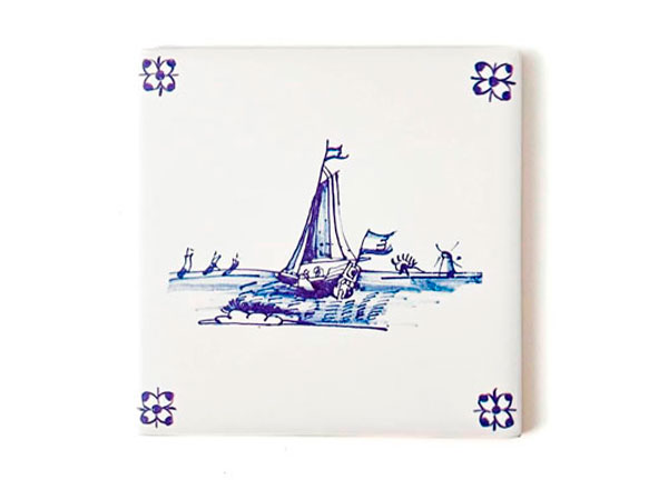 Tile Dutch. Sailboat 3 