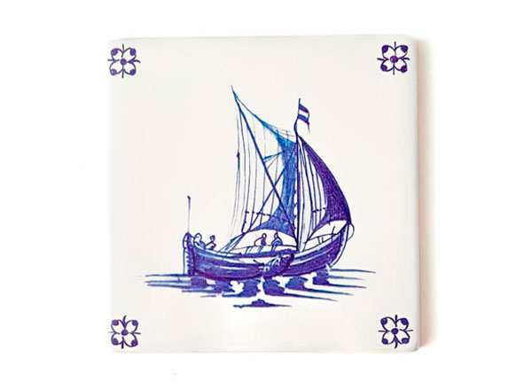 Tile Dutch. Sailboat 4 