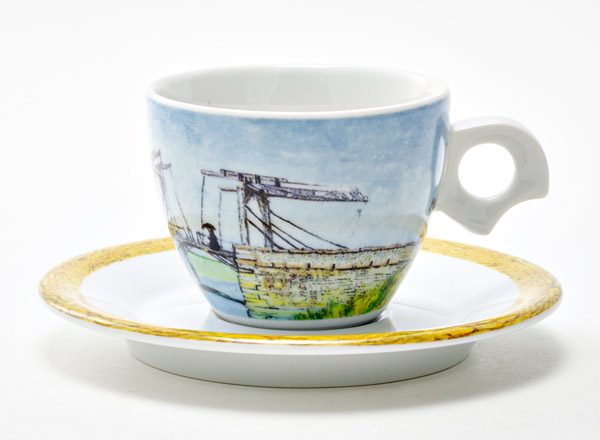 Cup and saucer Coffee Van Gogh. Channel DOVA