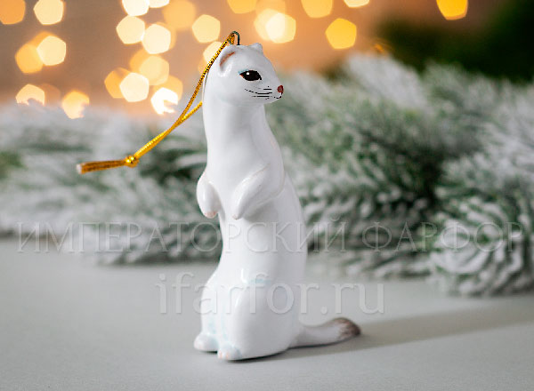 Christmas tree toy Stoat