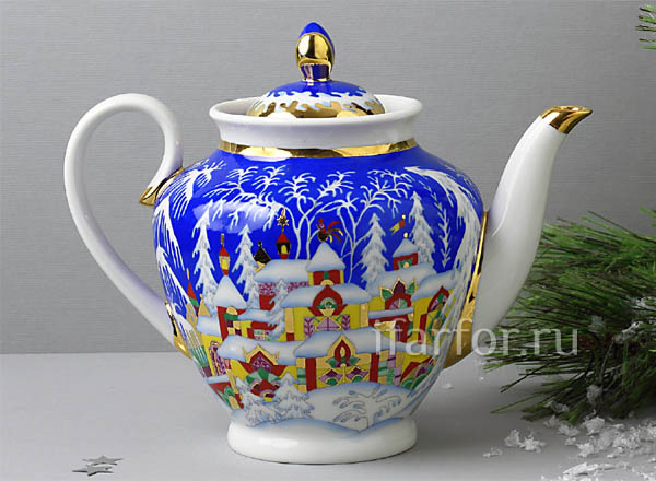 Чайник заварочный Зимняя сказка Весенняя