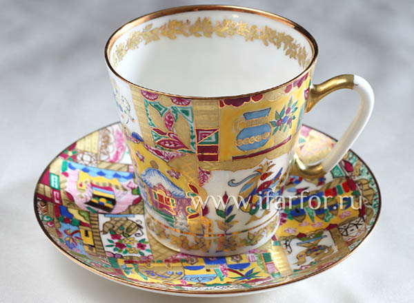 Cup and saucer Fairy tale Black coffee