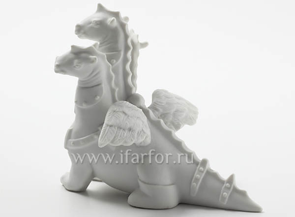 Sculpture Zmey-Gorynych White