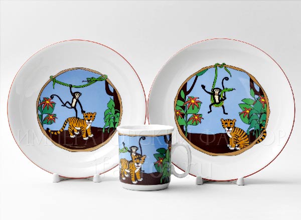 Set in a case for children in a gift box Jungle THUN