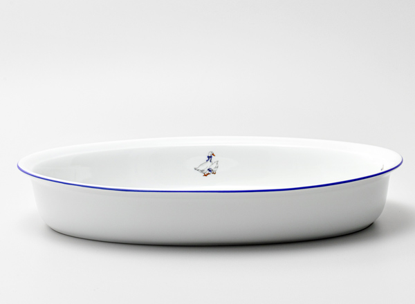 Dish for baking oval Geese Benedikt Ribby