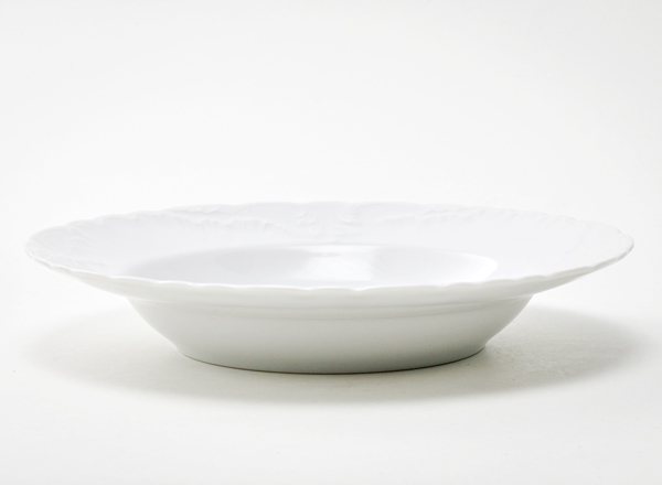 Plate deep Rococo