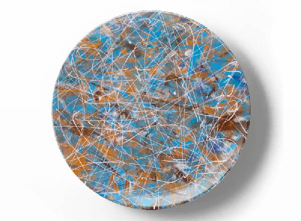 Decorative plate Greg Van Dyke Sand and water