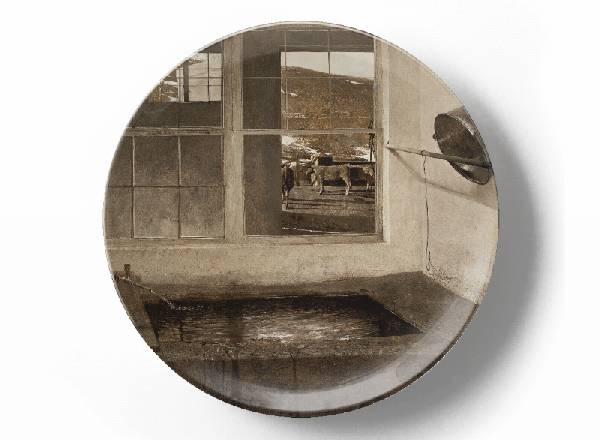 Decorative plate Wyeth Andrew Spring Fed